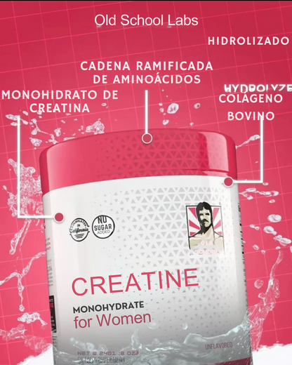 CREATINA MONO HIDRATADA FOR WOMEN OLD SCHOOL