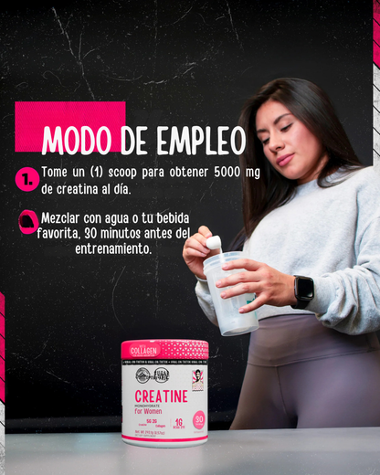 CREATINA MONO HIDRATADA FOR WOMEN OLD SCHOOL